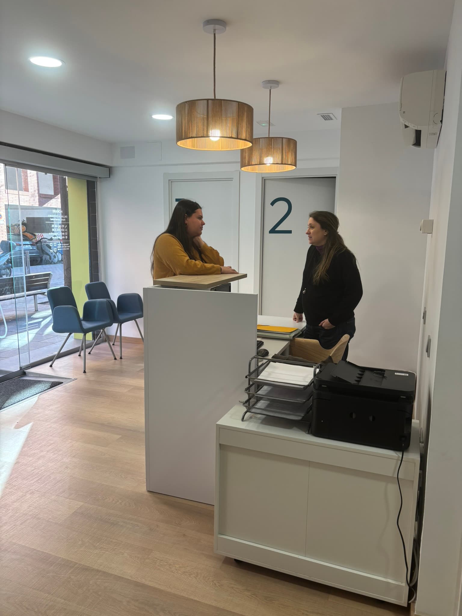 ABC Centre — mostrador de recepción